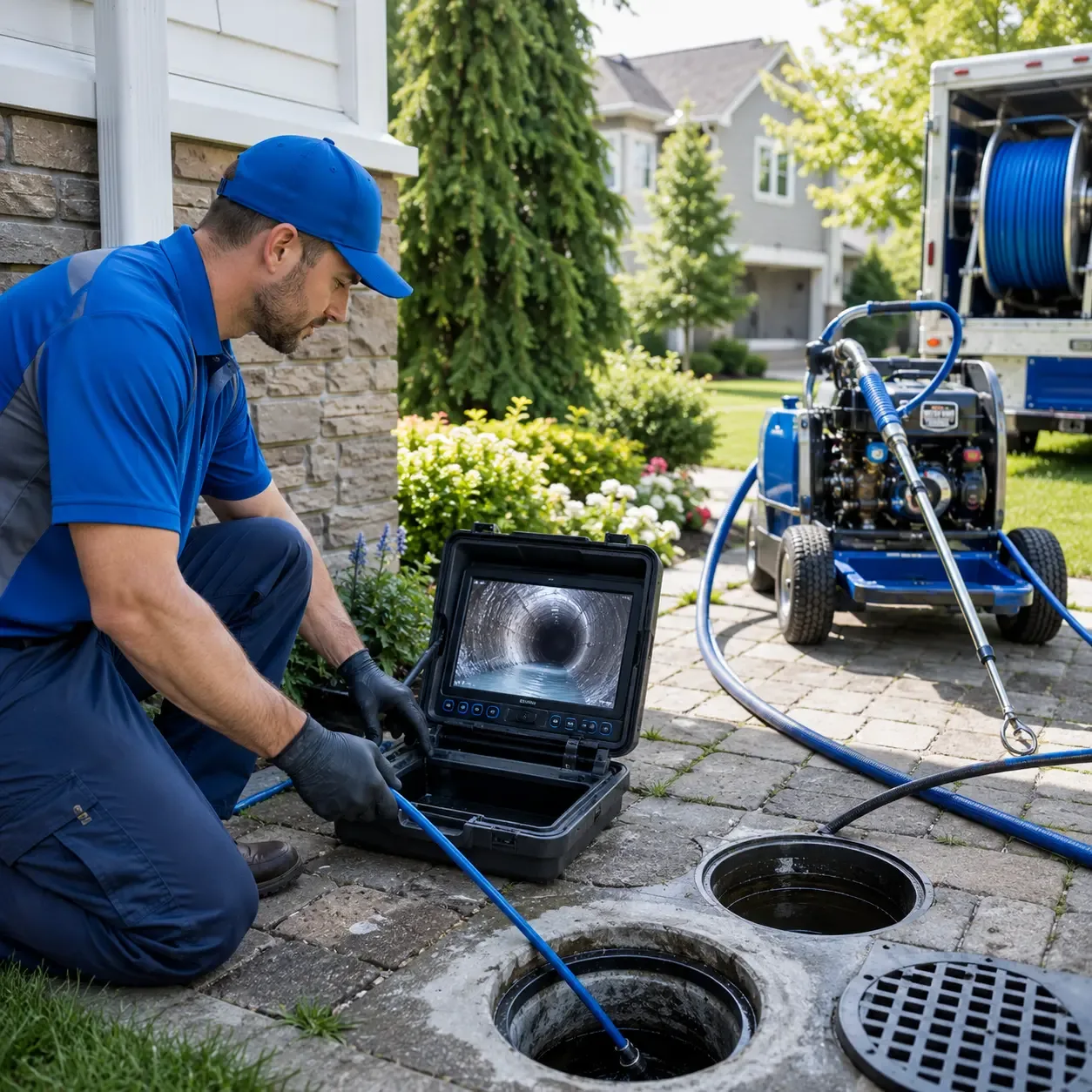 Outdoor drain cleaning professionals serving Glen Wild, NY